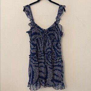 Patrons of Peace Navy Floral Dress